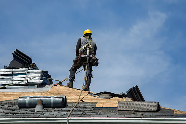 Professional Roofing technician working in Saint Paul, IN
